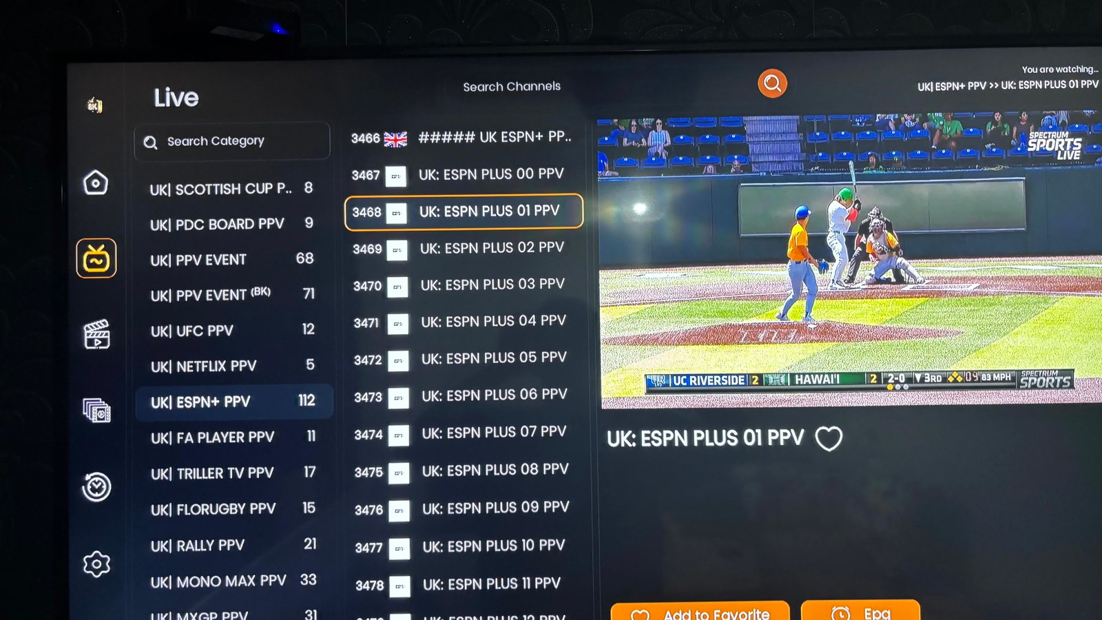 Subscription IPTV UK - Strong 8K streaming service with premium channels