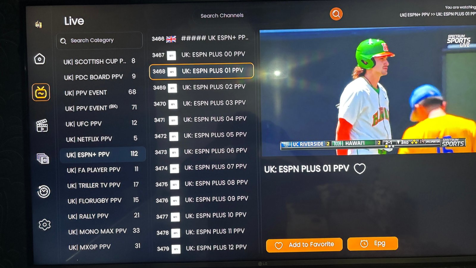 IPTV 12 months subscription plan with Strong 8K