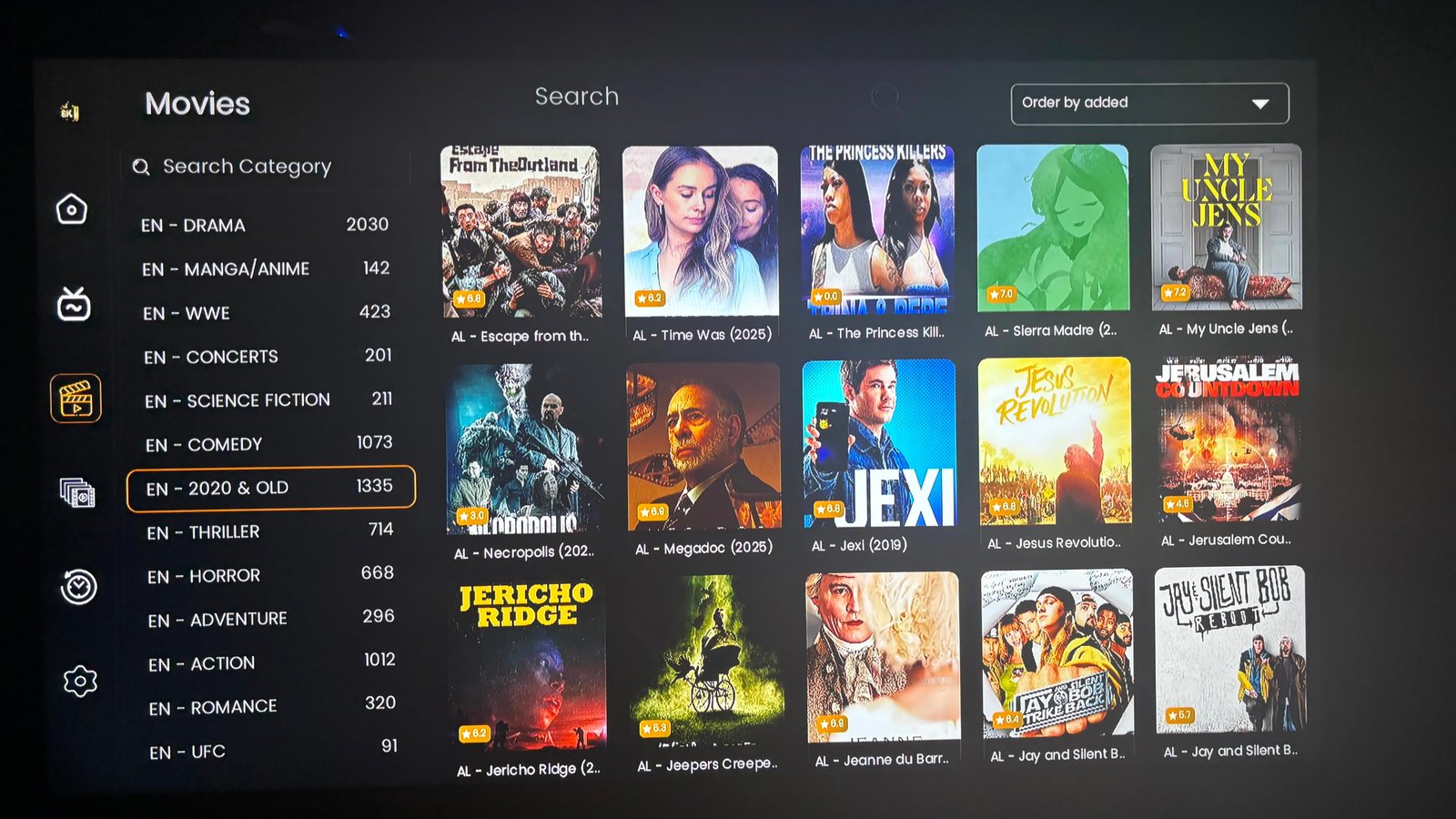 8K IPTV on different devices including 4K and 8K TVs