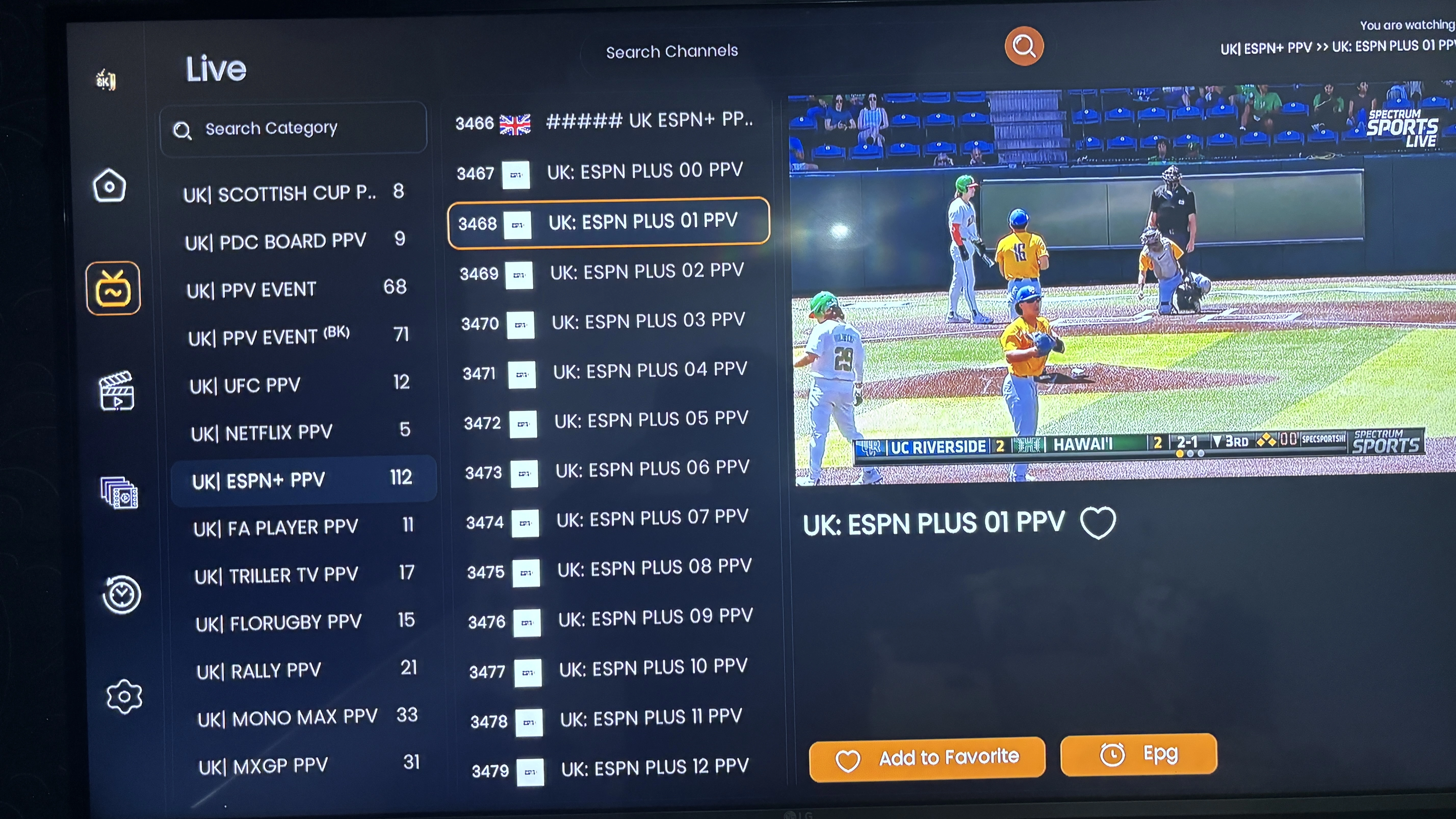 Strong IPTV UK - Premium streaming service with thousands of channels